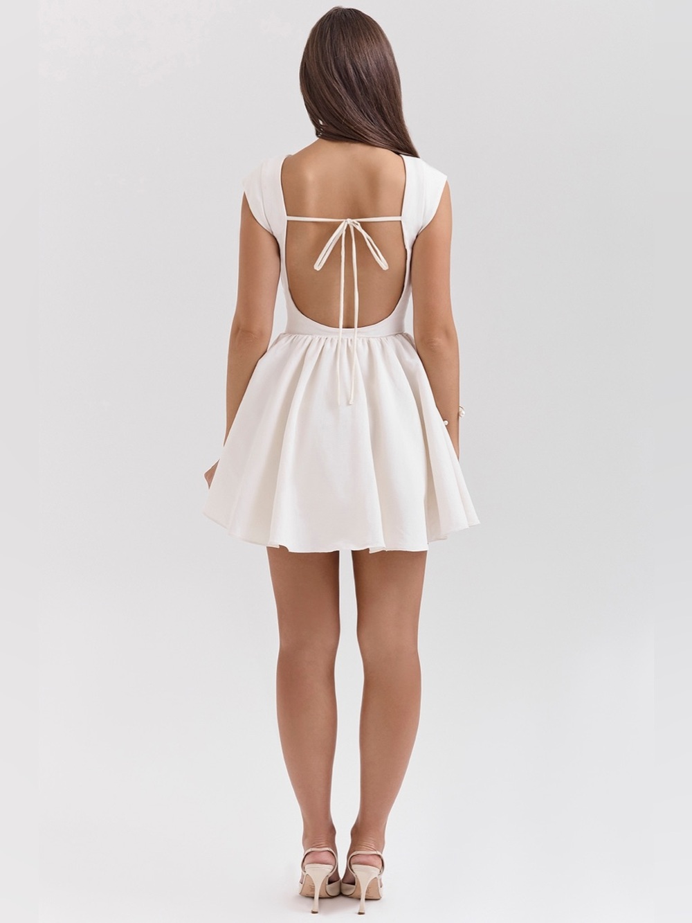 HOUSE OF CB 'Enchant' White Open Back Mini Dress NWOT size XL regular length - Picture 8 of 12